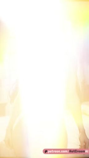 horny Violet plays with her sweet pussy through her cute panties