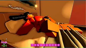 Candy Viper Takes Control in Hot Roblox Bedroom Rendezvous