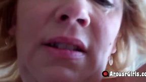 Voluptuous MILF gets a messy homemade facial