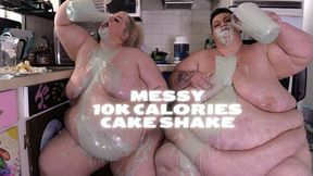 Messy 10k Calories Cake Shake Reenaye Starr & Olivia Jaide - MP4 720