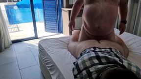 Stepdad Fucks Stepson on Parents Bed