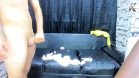 Deep Sucking: My Slut's Hot Mouth Devouring My Hard Cock