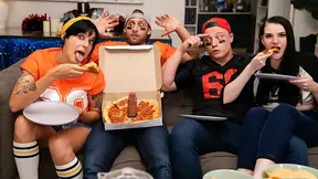 Sneaky Superbowl bang with Dom King and Logan Aarons
