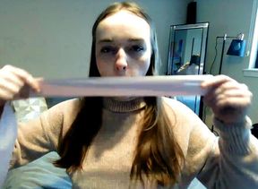 Mouth Stuffed with Panties and Wrapped