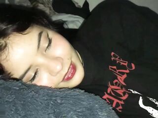 My stepsister insists on screwing me and fills my shlong with her cum