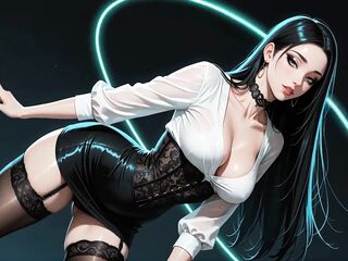 This babe Bows the Line U Chase (ai Movie)