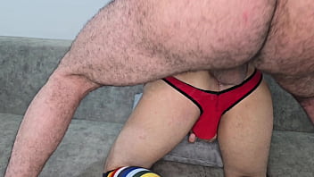 Tight Ass Moaning Chained of Mine Begging to Be Gapped Explodes My Cum
