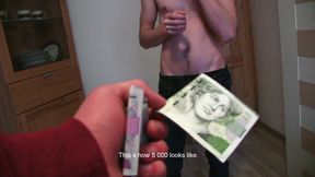 Sexy lad is fucked in point of view after giving a sloppy BJ