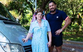 Chubby Mature Gets Ass Destroyed in My Driving Bus