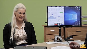 Desperate MILF gets nailed in office for loan repayment