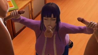 Hinata has sex for the first time with the kage bunshin no jutsu