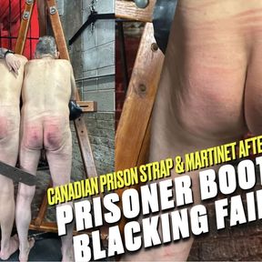 Canadian Prison Strap &amp; Martinet After Boot Polishing Fail