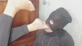 reverse half sole foot in throat size 40 foot gagging