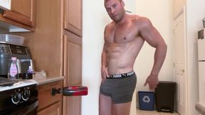 thrusting, baby oil, and a tripple pump cum shot