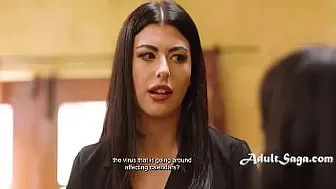 Lesbian Boss Seduces Personal Assistant in High-Octane Dilemma