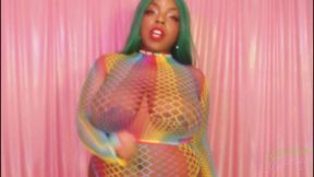 Rainbow Big Titty Cocktease