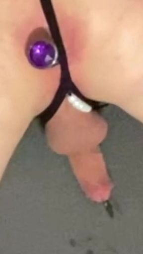 Unforgettable moment from "Anal cock pissing during orgasm"