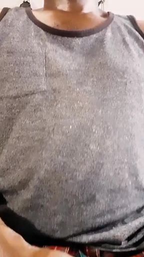 Oiled Stroking My BBC Intense Body Shaking Groaning Cumshot