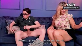 Amateur blondie milf rides ample cock, casts and jizzes - special homemade porn!