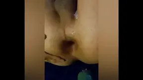 Cucumber Self–Fuck Ends in Juicy Anal Milkshot – Horny Gay Masturbation