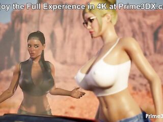 Futanari Sweethearts in the Midst of Nowhere at Prime3DX