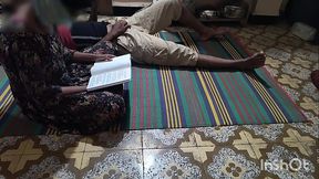 Studying step sister can'_t control to hold on my dick and fuck really hard.