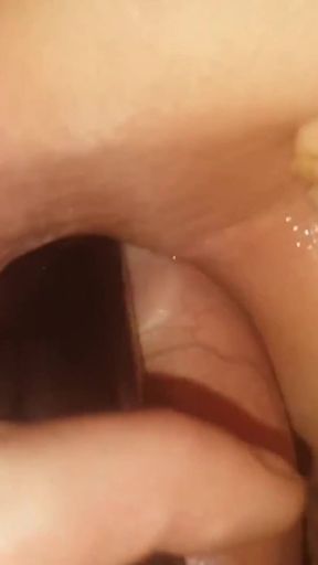 Thrilling moment from &quot;Amateur closeup double anal with dick and dildo&quot;