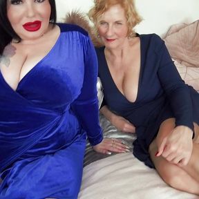 Two Big Boob Milfs Titty Fuck Fun