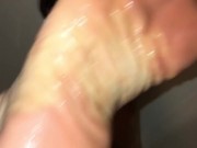 Male Foot Fetish & Dildo Foot Job & Dildo Fuck