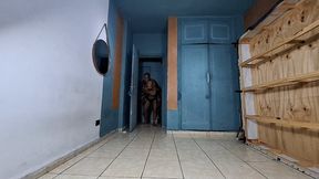 Skinny slave carrying his tall and strong master part 1 by Vittor Lamborghini and Victor full HD