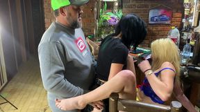 hot girls fucking with strapless dildo while we jerk off