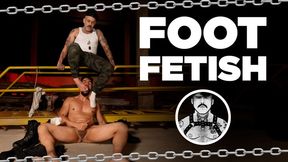 MILITARY FOOT FETISH - FEAR PLAY - MALE DOMINATION - TATTOOED MAN