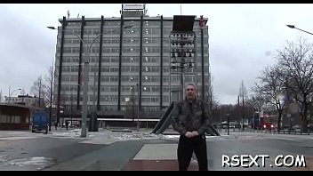 Dark angel sucks a big pole