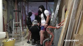 Gay in gang bang with straight Arab twinks