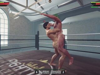 Homosexual Sex wrestling fight ! (movie game)