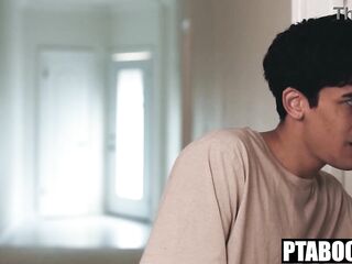 Caught Fapping, Kelly’s Large Butt and Constricted Vagina Get Pounded by Dave’s JOCK in a Creampie!