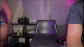 Baby Blue Thong Shaking My Ass and Playing With my Pretty Pink Pussy