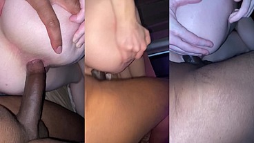 Christi Snow bent over to the side for anal Compilation