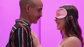 Sensual brunette Emma gets a lesson in head from The Ersties dating show