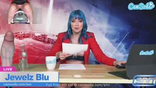 Big Tits Jewelz Blu Rides Sybian And Masturbates Live On Air