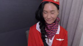 Air Hostess Gina Ferocious Creampied