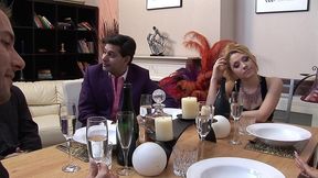 pippa dee, brooke jameson and chloe delaure are horny college coeds take it up the ass in group sex