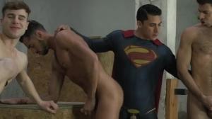 Batman V Superman : A gay XXX Parody - Trenton Ducati & Dario Beck butthole poke