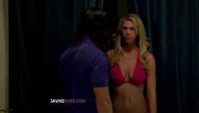 Hot Blonde Pornstar Brooke Gives Blowjob, Takes Hardcock In Reverse Cowgirl For Cum On