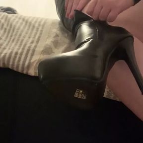 Scottish Goddess Leather Boots