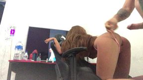de quatro minha visinha loirinha meti no cu dela ( sex toy )