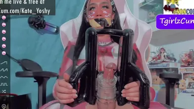 Live Bondage Silent Tgirl