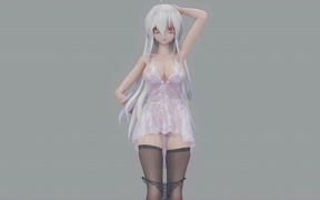 Weak Brown Eyed Girls Sheer Tight Dress Black Lace Panties