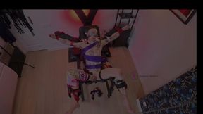 Silk-Bound Reward: Strap-On Pegging Finale After Endless Denial – Part 3/3