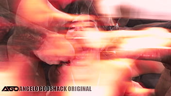 April Bigass goes 4on1 Hardcore gangbang DAP with anal fisting & pee, no pussy